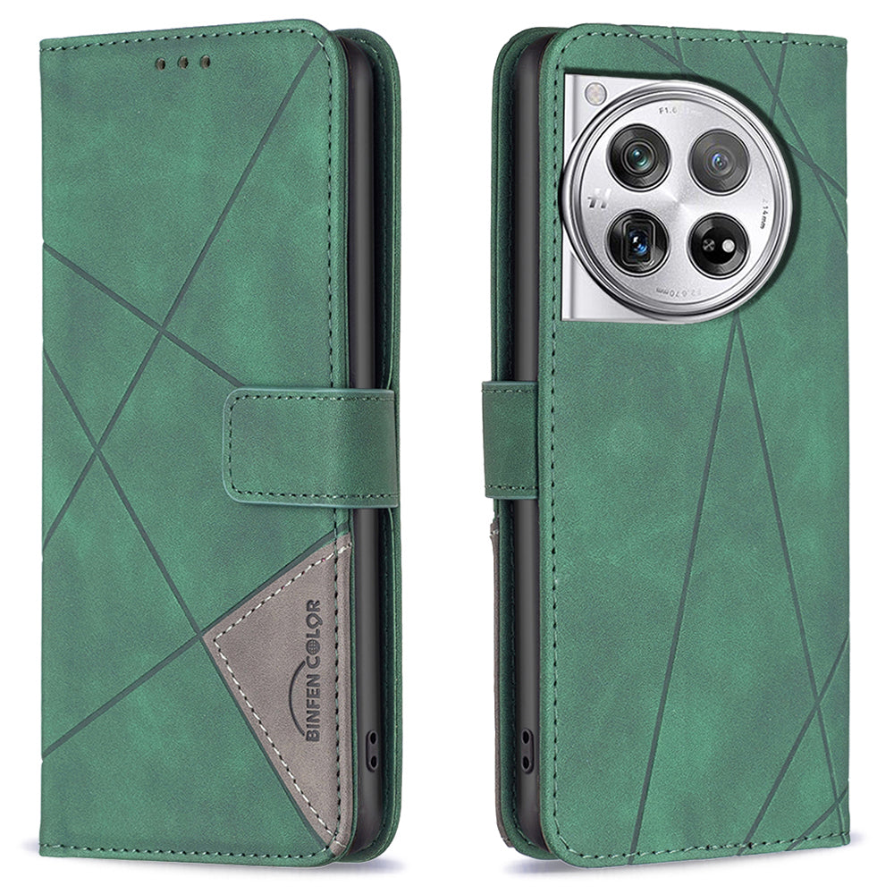 BINFEN COLOR BF05 For OnePlus 12R 5G / Ace 3 5G Case Flip Leather Wallet Phone Cover BINFEN COLOR BF05 For OnePlus 12R 5G / Ace 3 5G Case Flip Leather Wallet Phone Cover